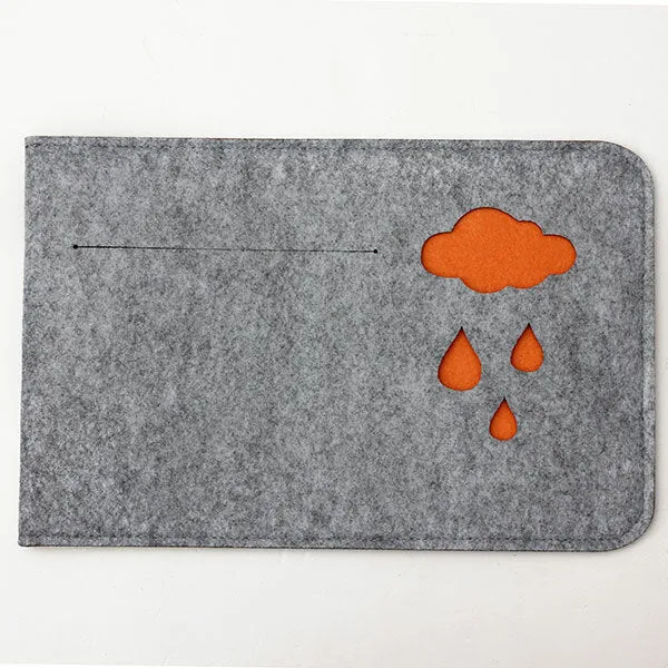 15.4" Woolen Felt Envelope Laptop Cover Sleeve Bag Case Pouch For Macbook Pro