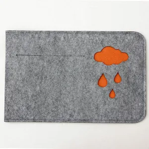 15.4" Woolen Felt Envelope Laptop Cover Sleeve Bag Case Pouch For Macbook Pro