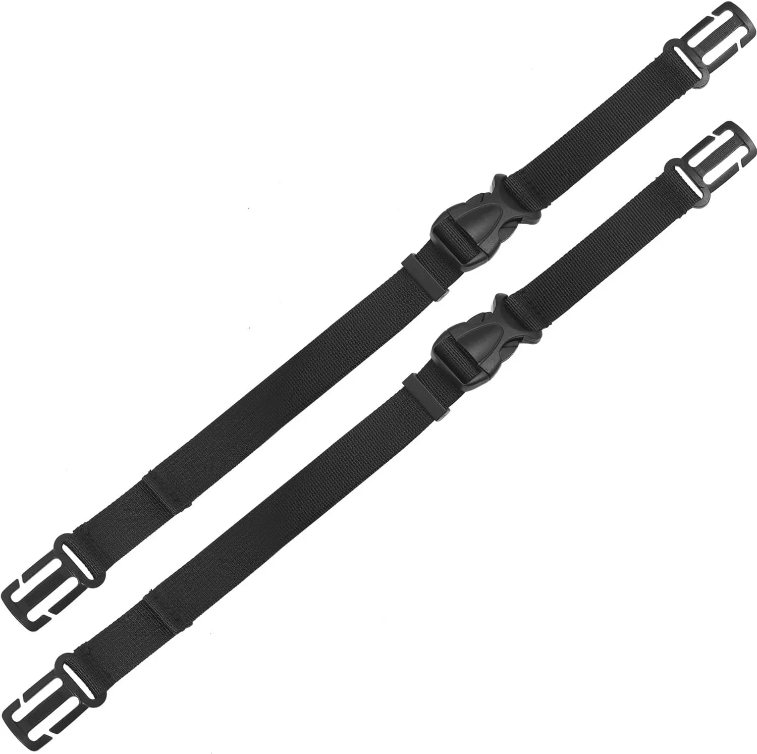 2PCS Adjustable Chest Strap Non Slip Webbing Buckle Clip Backpack Strap Outdoor Shoulder Bag Chest Buckle 0.79 x 14.57in For Rucksack Shoulder Strap Student Rucksack Fixing Carabiner
