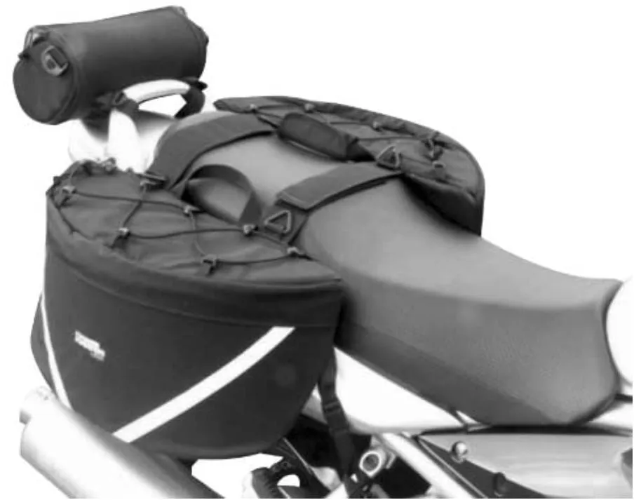 3685 GR2 Dual Sport Saddle Bags with Bungee Net
