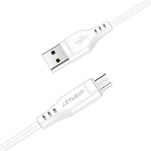 Acefast Charging Data Cable C3-09 USB-A to Micro-USB (White)