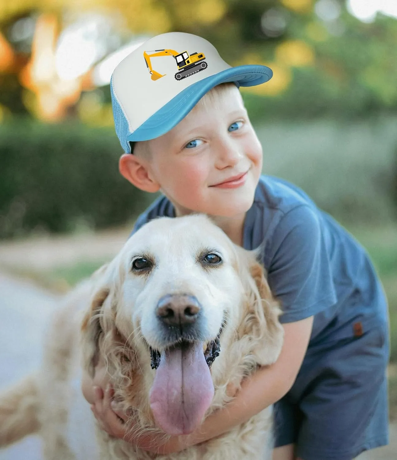 Adjustable Boy and Girls Mesh Baseball Caps Kids Truckers Hats Toddler Snapback Hat Children Sun Protection Hat