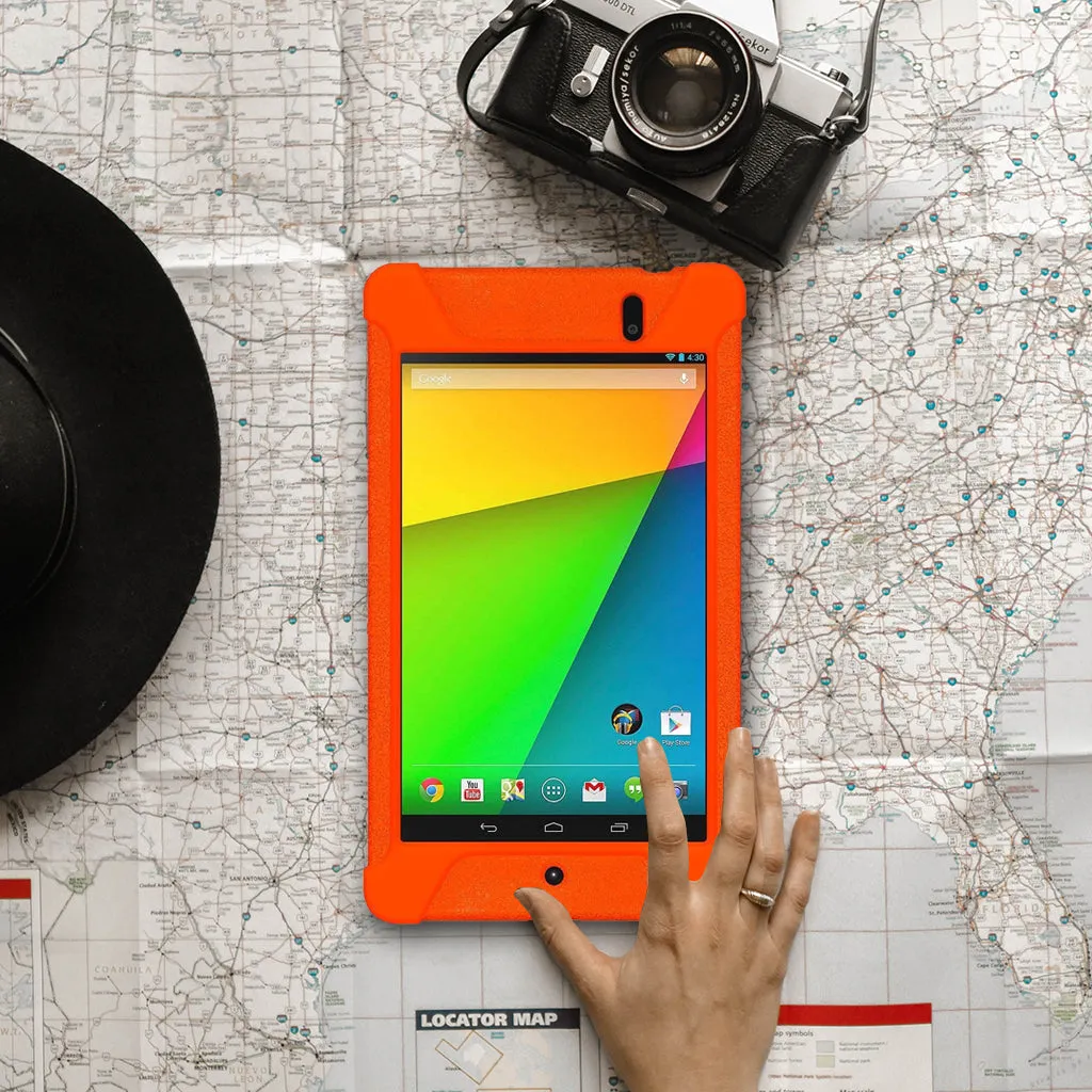 Amzer Shockproof Rugged Silicone Skin Jelly Case for Asus/Google New Nexus 7 (7 inch)