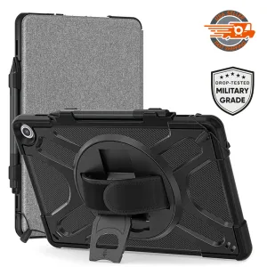 AMZER TUFFEN Case with 360 Degree Rotating Holder with Hand Grip for Amazon Fire Max 11 (11 inch)