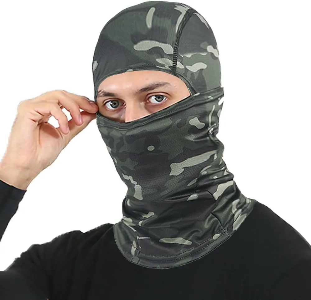 Balaclava Face Mask for Men Women Ski Mask Full Face Neck Gaiter Mask UV Protector Breathable for Motorcycle Snowboard