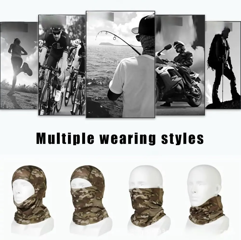 Balaclava Face Mask for Men Women Ski Mask Full Face Neck Gaiter Mask UV Protector Breathable for Motorcycle Snowboard