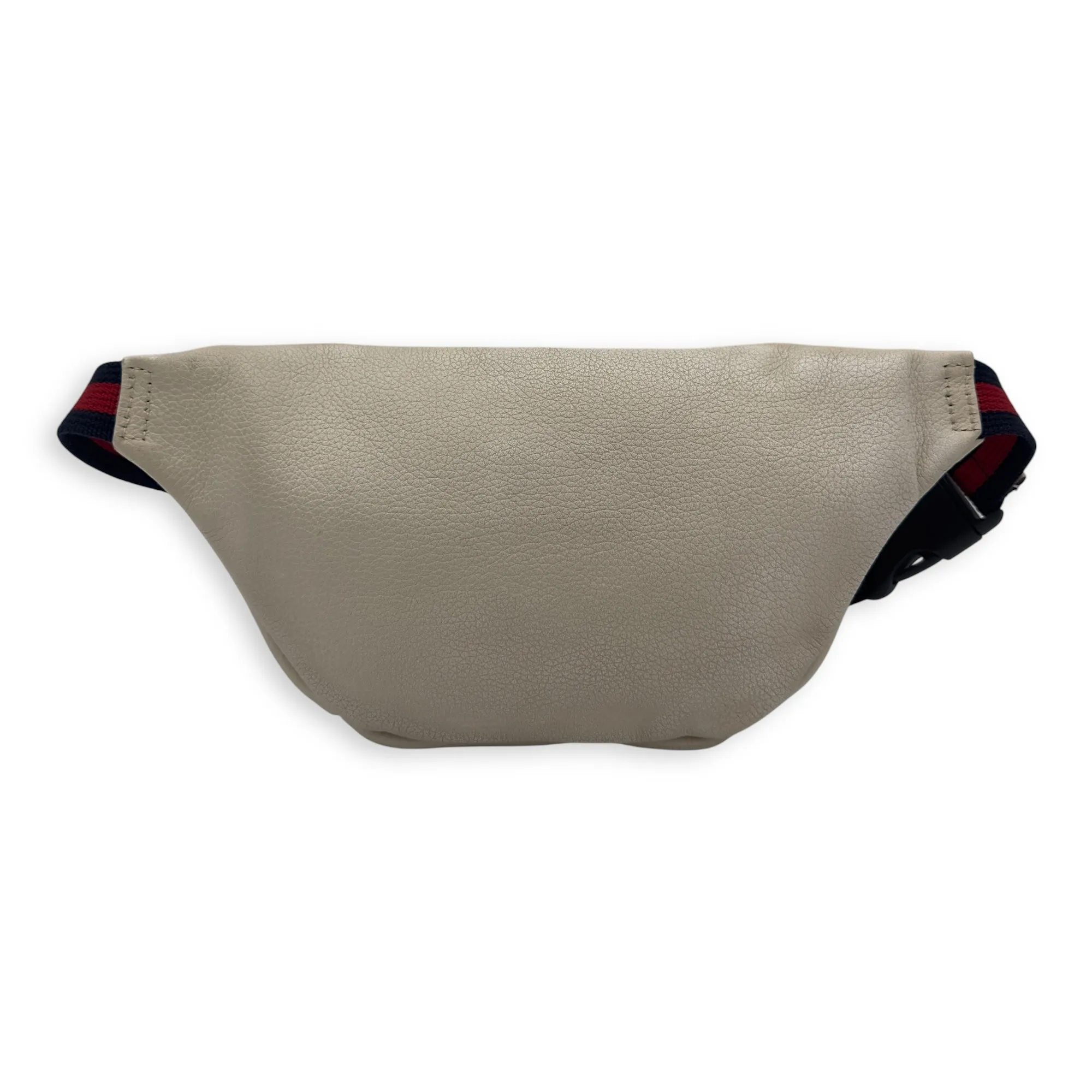 BumBag Belt Bag White in Calfskin, Gold hardware