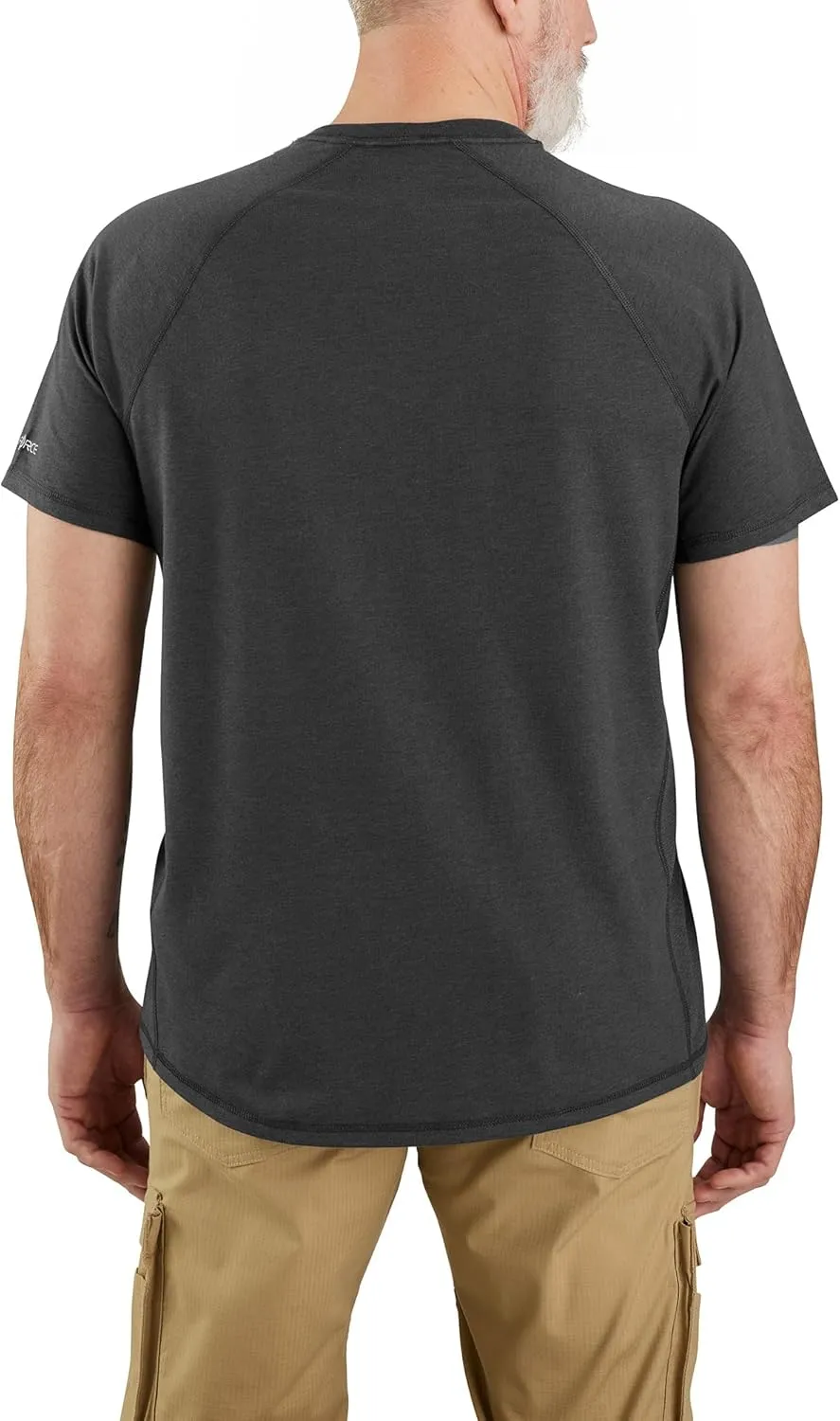 Carhartt Men's 106653 Force Relaxed Fit Midweight Short-Sleeve Logo Gr