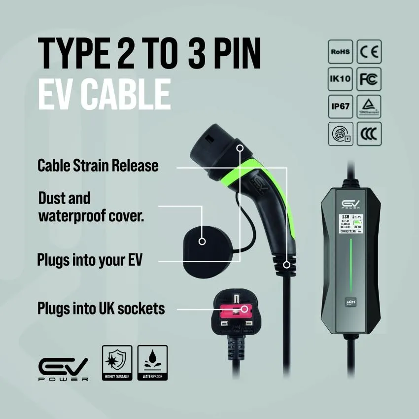 Chevrolet Bolt EV Charging Cable