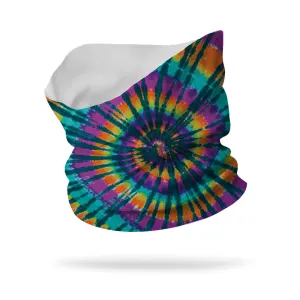 Cool Breeze Tie Dye Wicking Neck Gaiter 12" Length