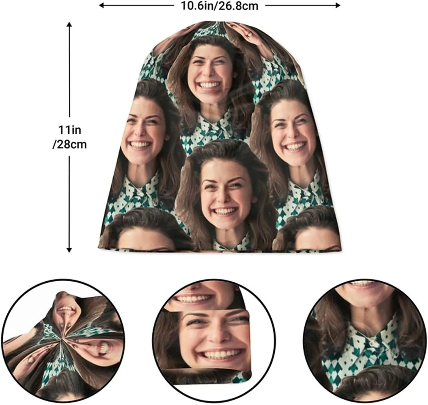 Custom Hats for Men or Women Design Your Own Photo Personalized Face All Over Print Baseball Cap