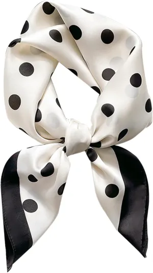 Dailyacc Hair Bandanas Scarf For Women Lightweight Fashion Neck Silk Satin Head Scarves For Sleeping Handbags Scarf
