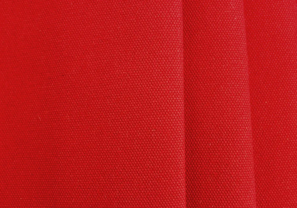 Designer Cherry Red Cotton Duck