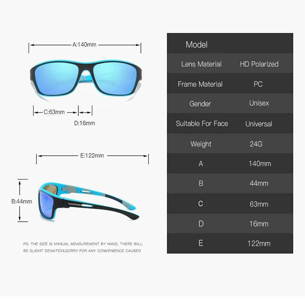 Fashion unisex polarized sunglasses