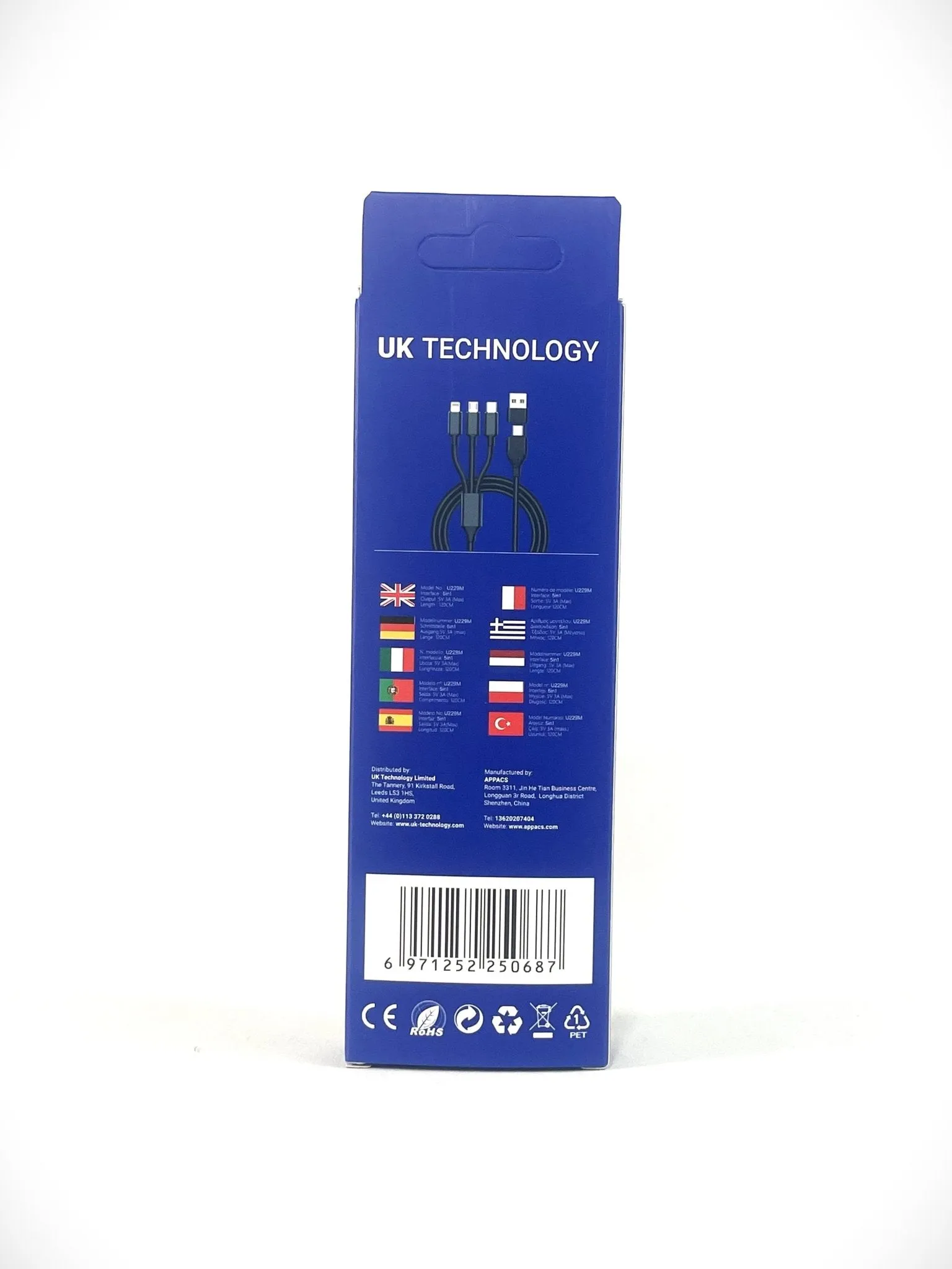 Fast-Charging Cable - Lightning, USB-C, Micro-USB