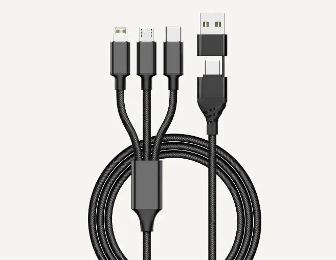 Fast-Charging Cable - Lightning, USB-C, Micro-USB