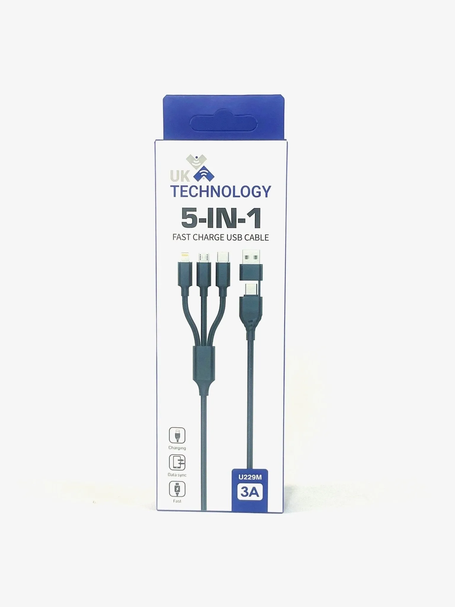 Fast-Charging Cable - Lightning, USB-C, Micro-USB