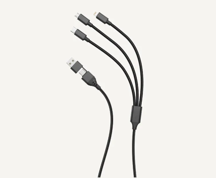 Fast-Charging Cable - Lightning, USB-C, Micro-USB