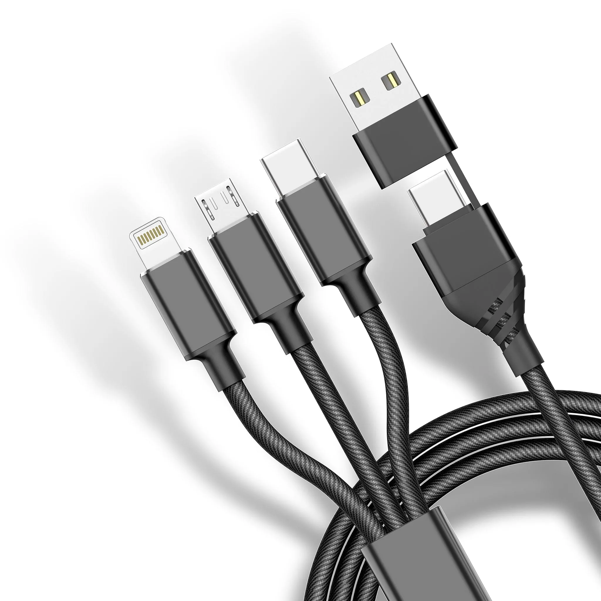 Fast-Charging Cable - Lightning, USB-C, Micro-USB