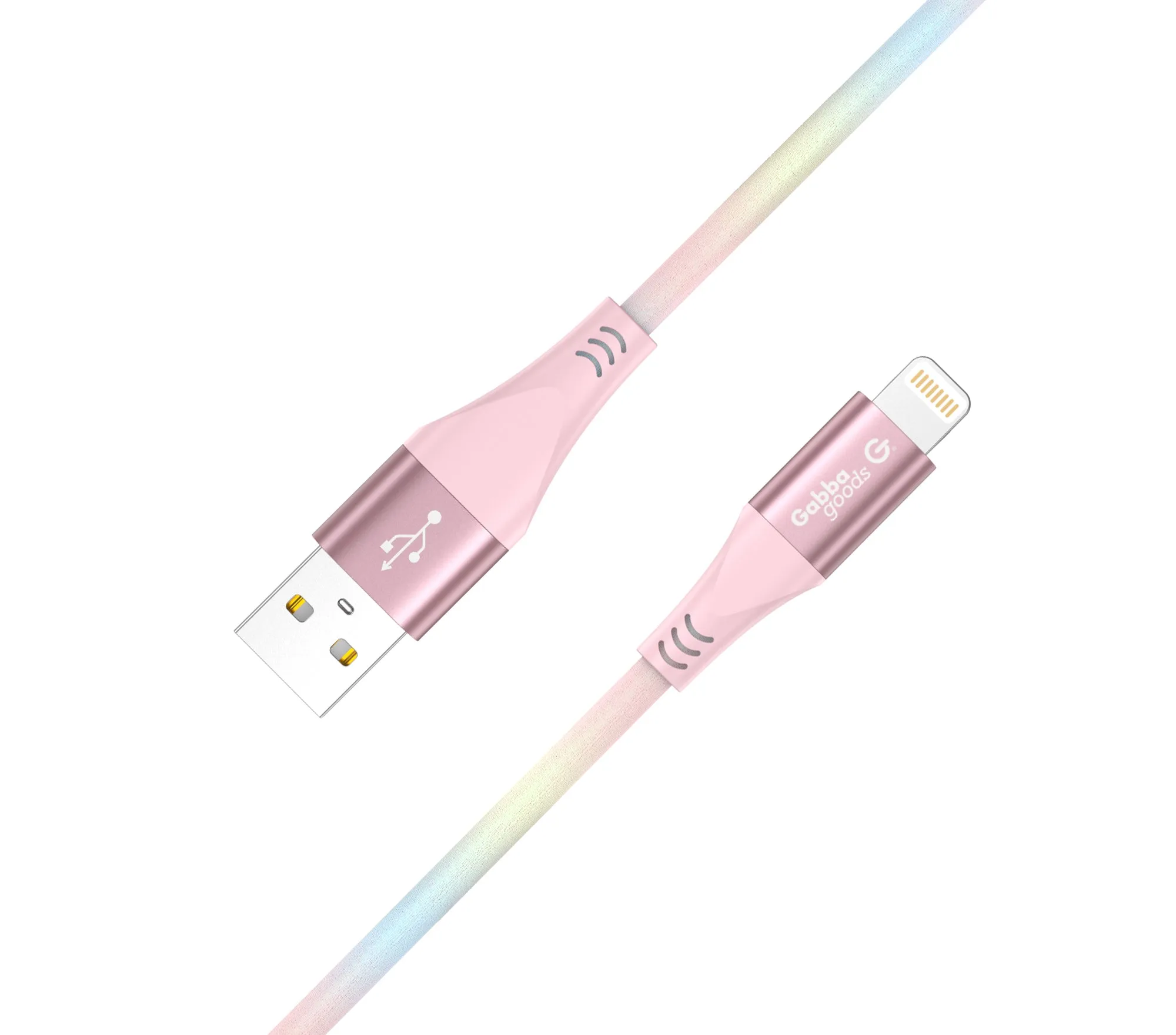 Glitter Apple Certified MFI Lightning Cable- 4ft