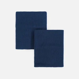 Hue Navy Drip Wristbands (Pair)