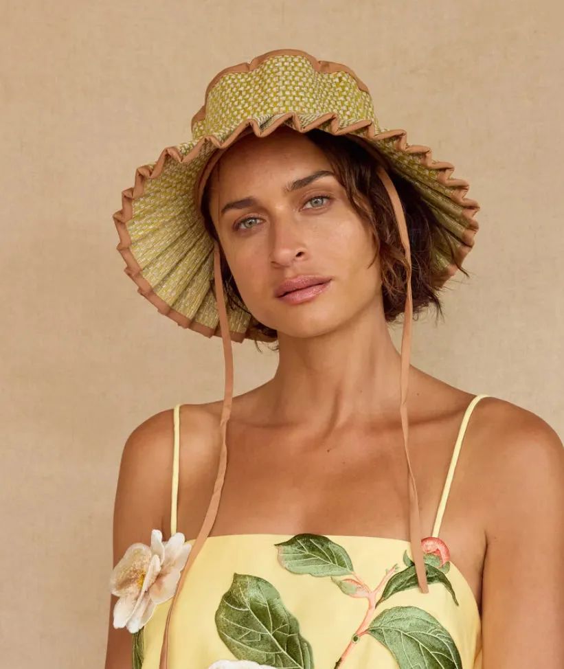 In the Sunshine Capri Hat- Midi