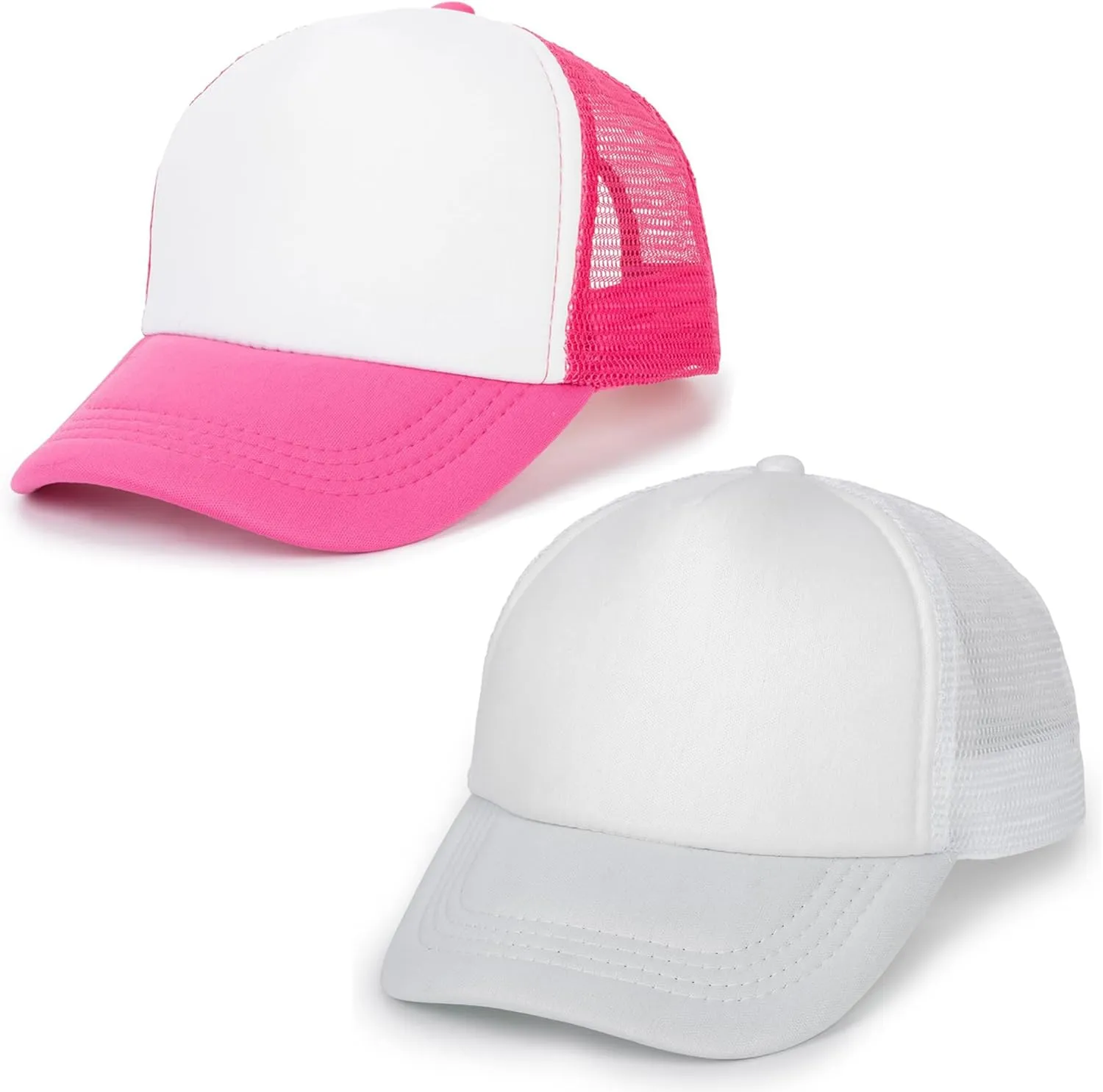 Kids-Girls Trucker-Hat Adjustable-Baseball-Cap Toddler-Boys Outdoor-Summer - Mesh Sun Hats Fit for 2-6 Years