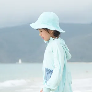 Kid’s Wide-brim Bucket Hat UPF 50  Sun Caps