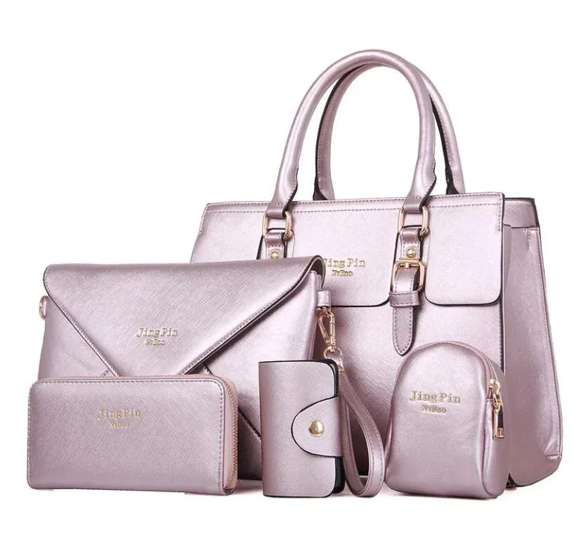 Korean Version of Shoulder Bag Five-Piece Casual Diagonal Bag  Luxury Designer