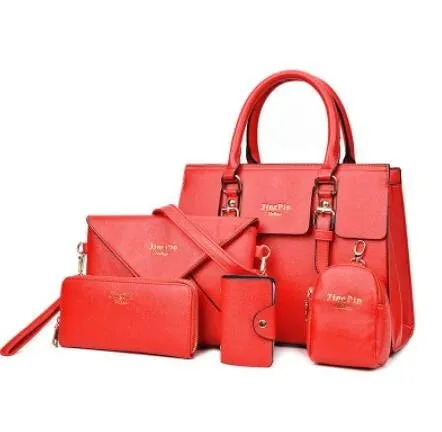 Korean Version of Shoulder Bag Five-Piece Casual Diagonal Bag  Luxury Designer