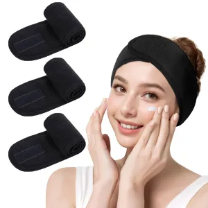 LADES Spa Facial Headband for Women | Adjustable Velcro, Soft Terry Cloth, Washable, Comfortable, Perfect for Makeup, Facials & Sleeping