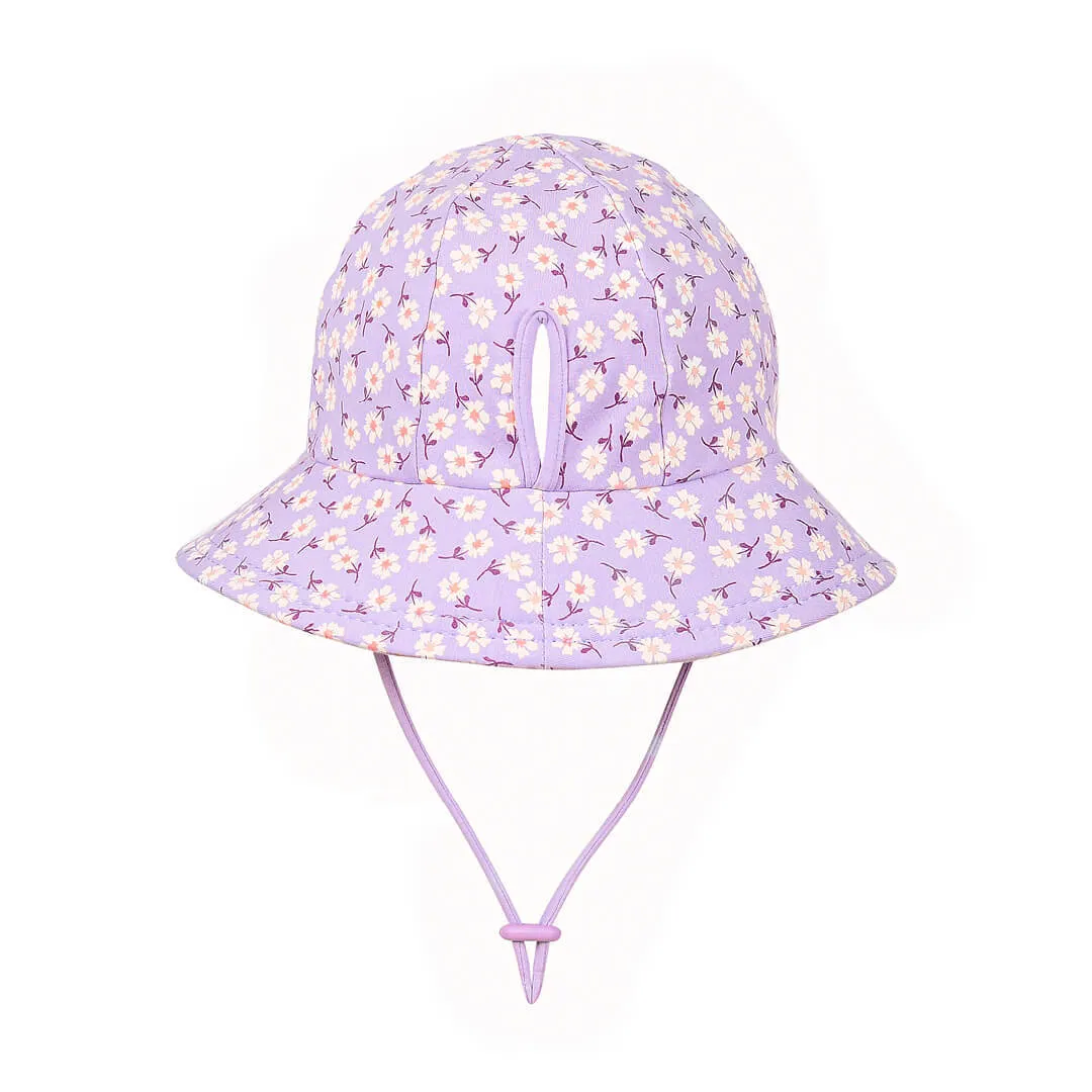 Lana - Kids Ponytail Bucket Flap Sun Hat - Bedhead Hats