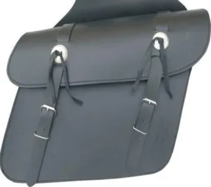 Medium Plain Leather Throwover Motorcycle Saddlebags