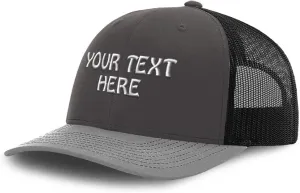 Mesh Trucker Hat Baseball Cap Custom Personalized Text Dad Hats for Men & Women