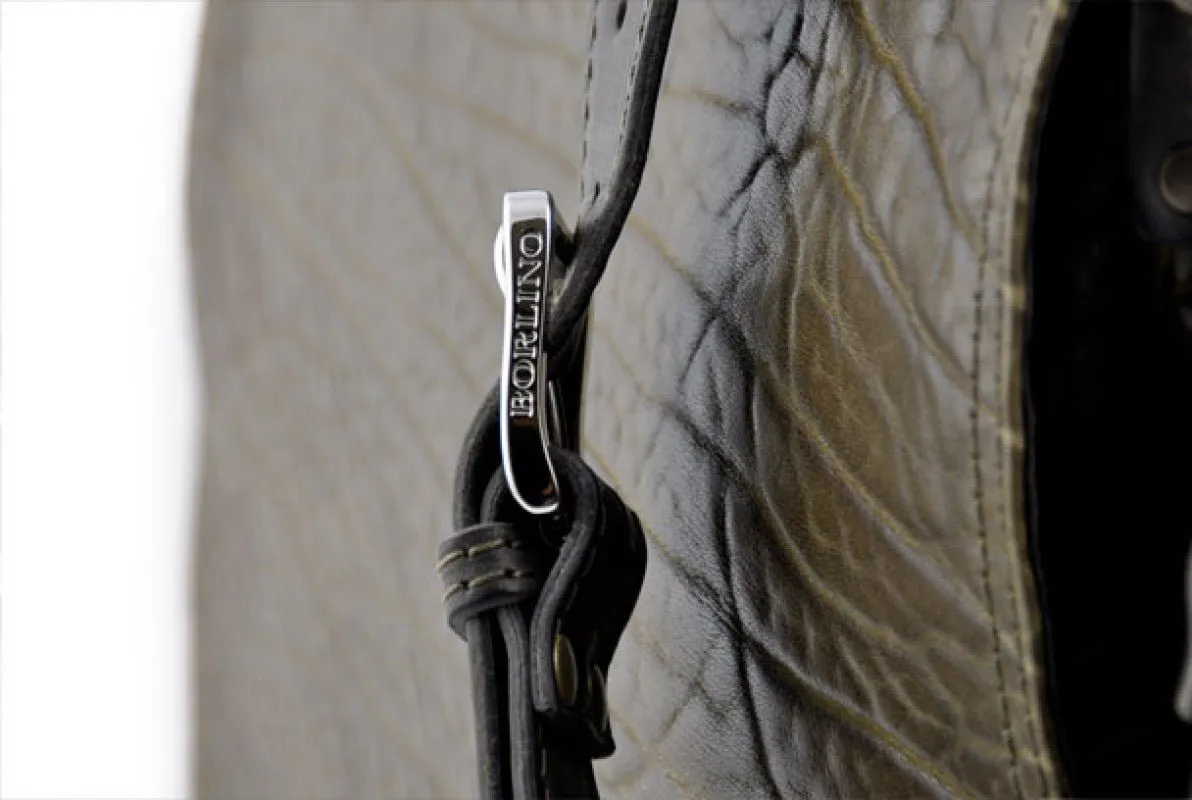 Messenger Bag - Buffalo Leather Messenger Bag - Moss