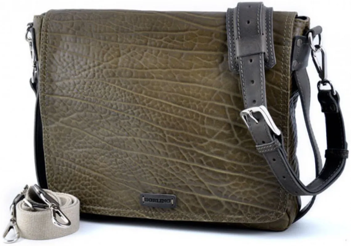 Messenger Bag - Buffalo Leather Messenger Bag - Moss