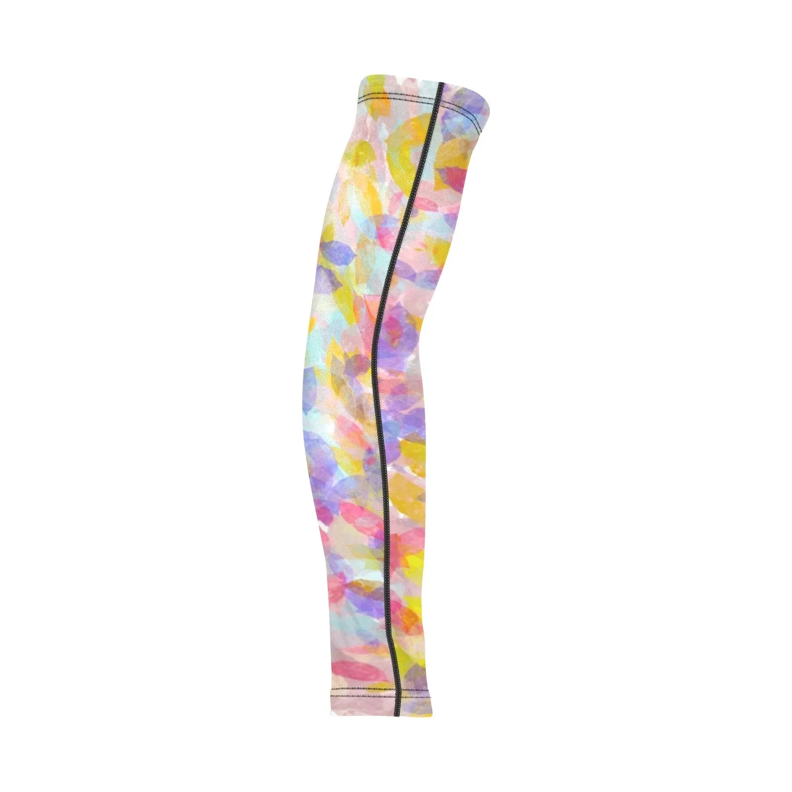 Multi Painted Leaves Weather Protection Arm Sleeves (FWS)