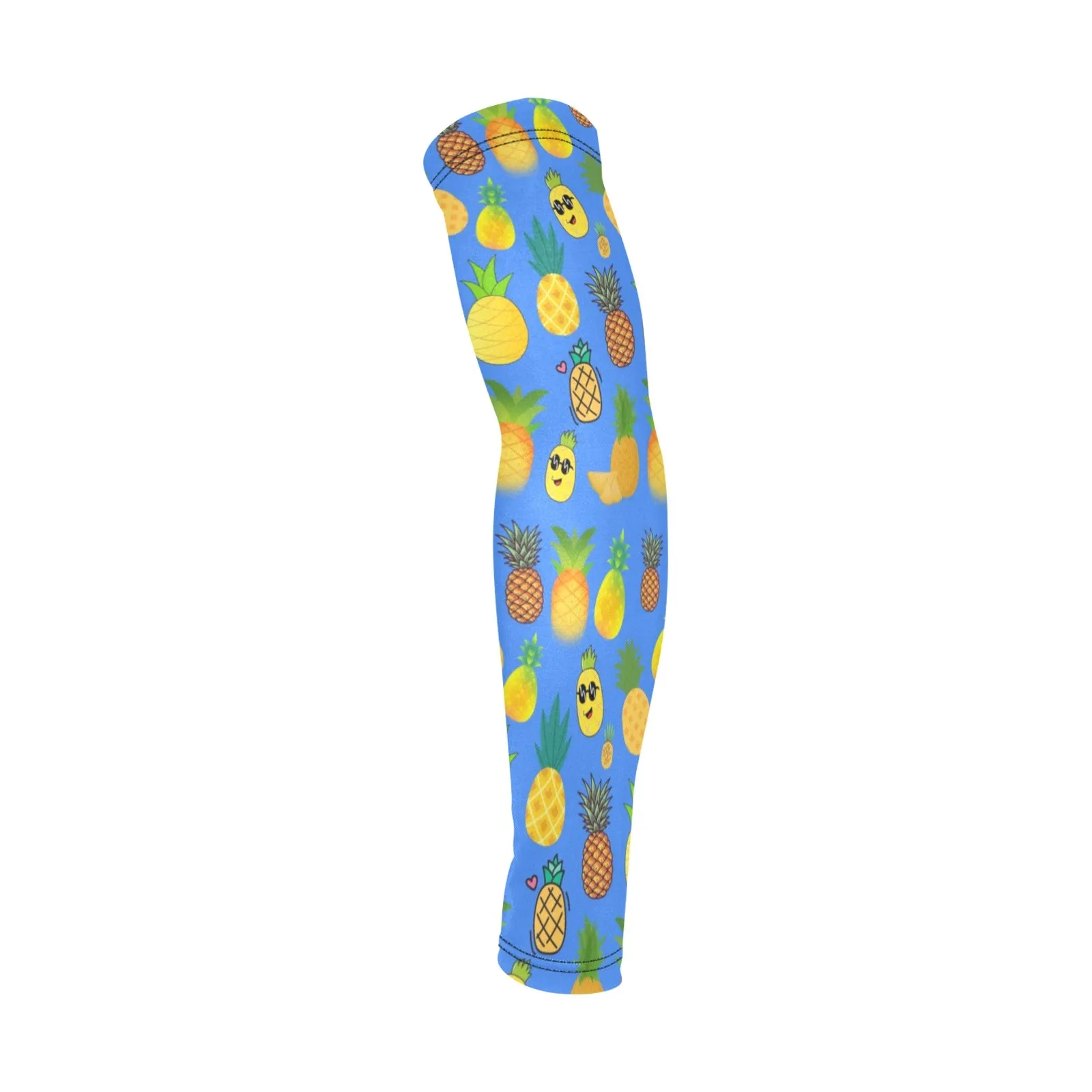 Pineapples Blue Weather Protection Arm Sleeves (FWS)
