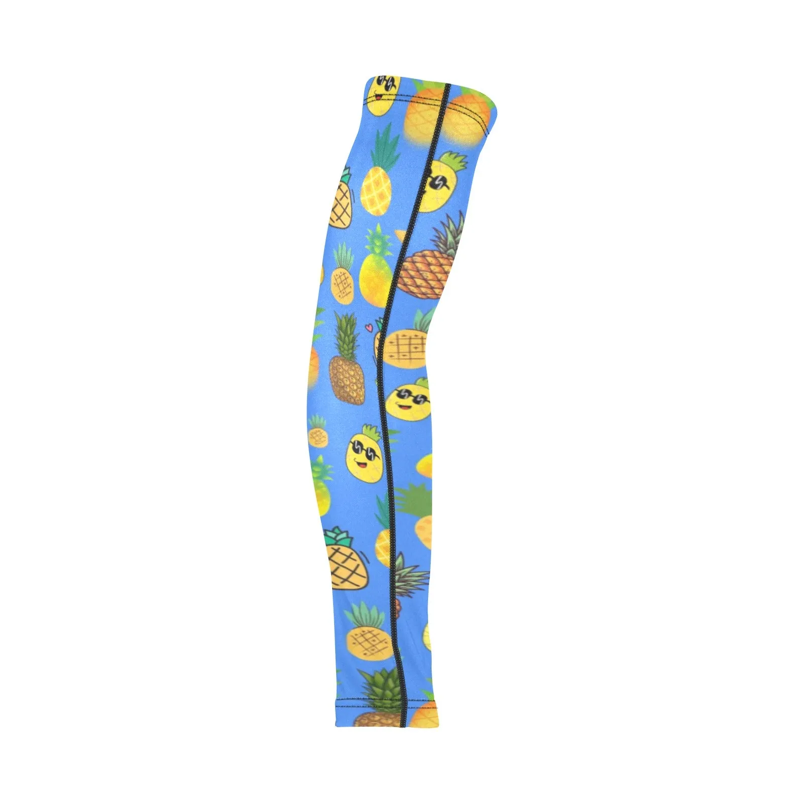 Pineapples Blue Weather Protection Arm Sleeves (FWS)