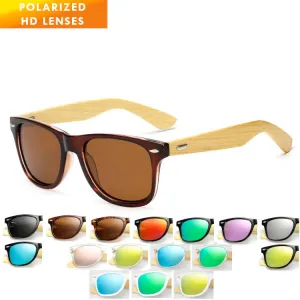 Polarized Bamboo Sunglasses with UV400 protection - BB512