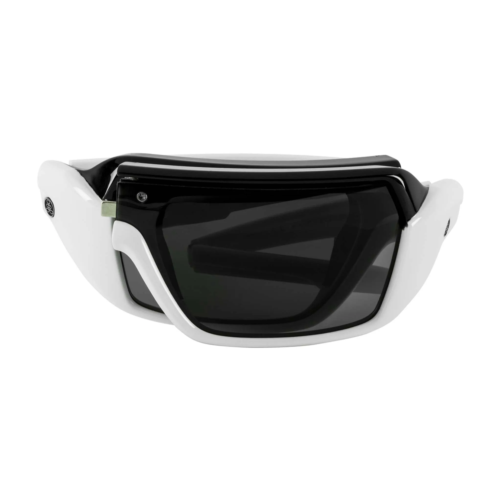 POPSTORM | Polarized, Gloss Black/White, Gray Lens