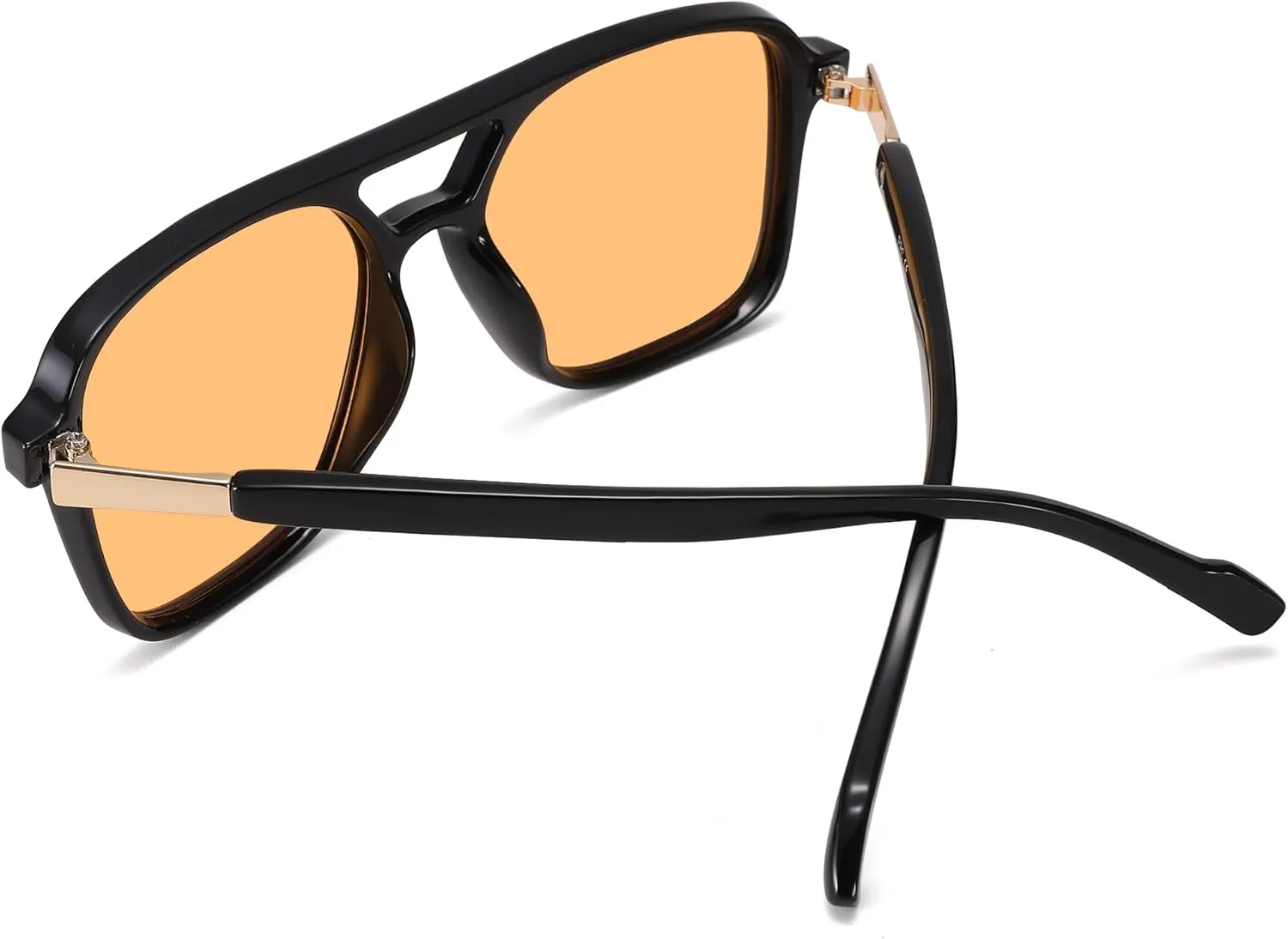 Pro Acme Trendy Aviator Sunglasses for Women Men,Square Sun Glasses Retro Rectangle Lens Shades