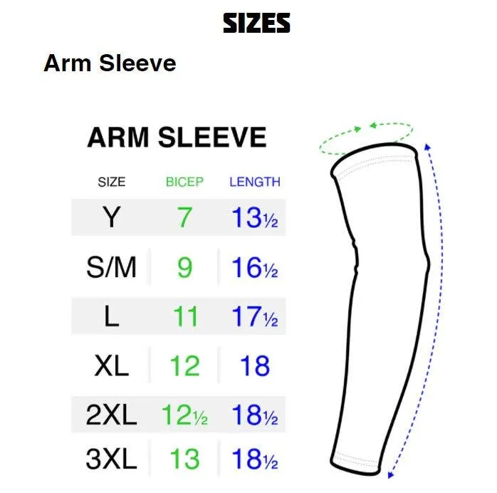 Ripped Baseball Lace Arm Sleeve