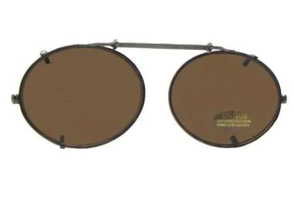 Round Oval Clip-on Non Polarized