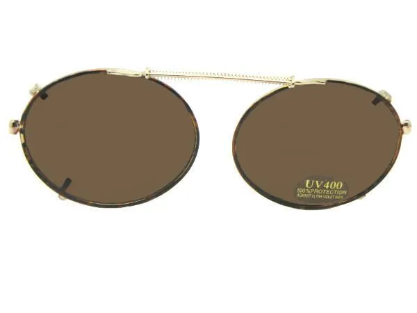 Round Oval Clip-on Non Polarized