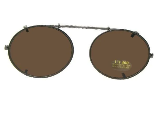 Round Oval Clip-on Non Polarized