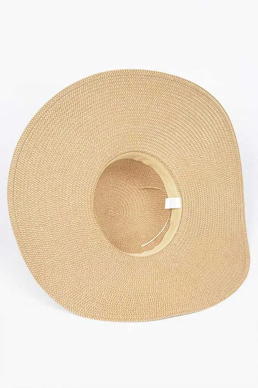 Shell And Pearl Mix Charm Floppy Sun Hat