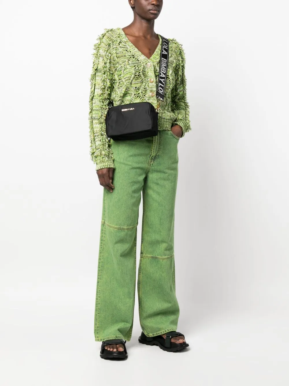 small logo-plaque crossbody bag