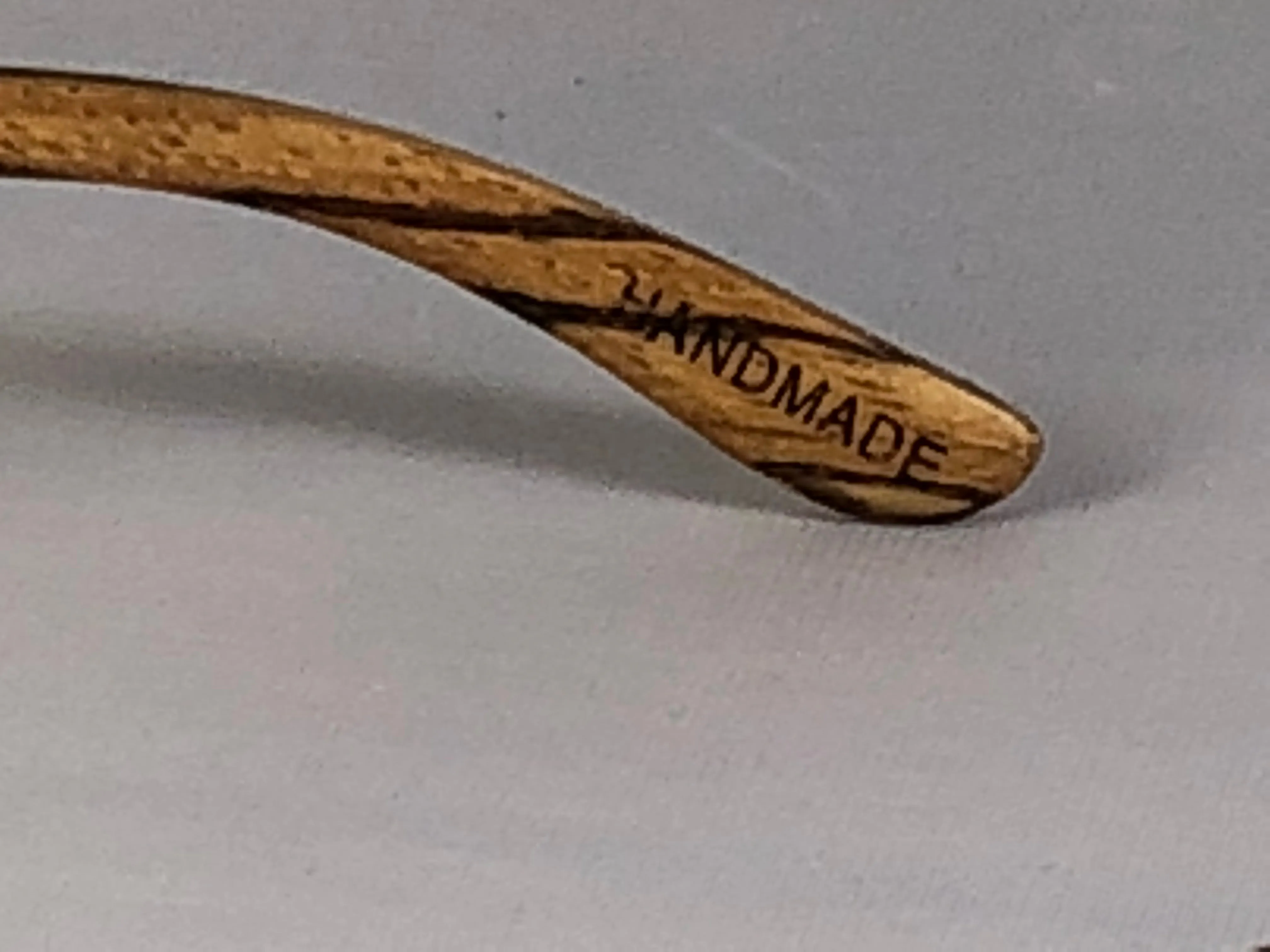 Snazzy Jahzzie polarized hand made sunglasses.