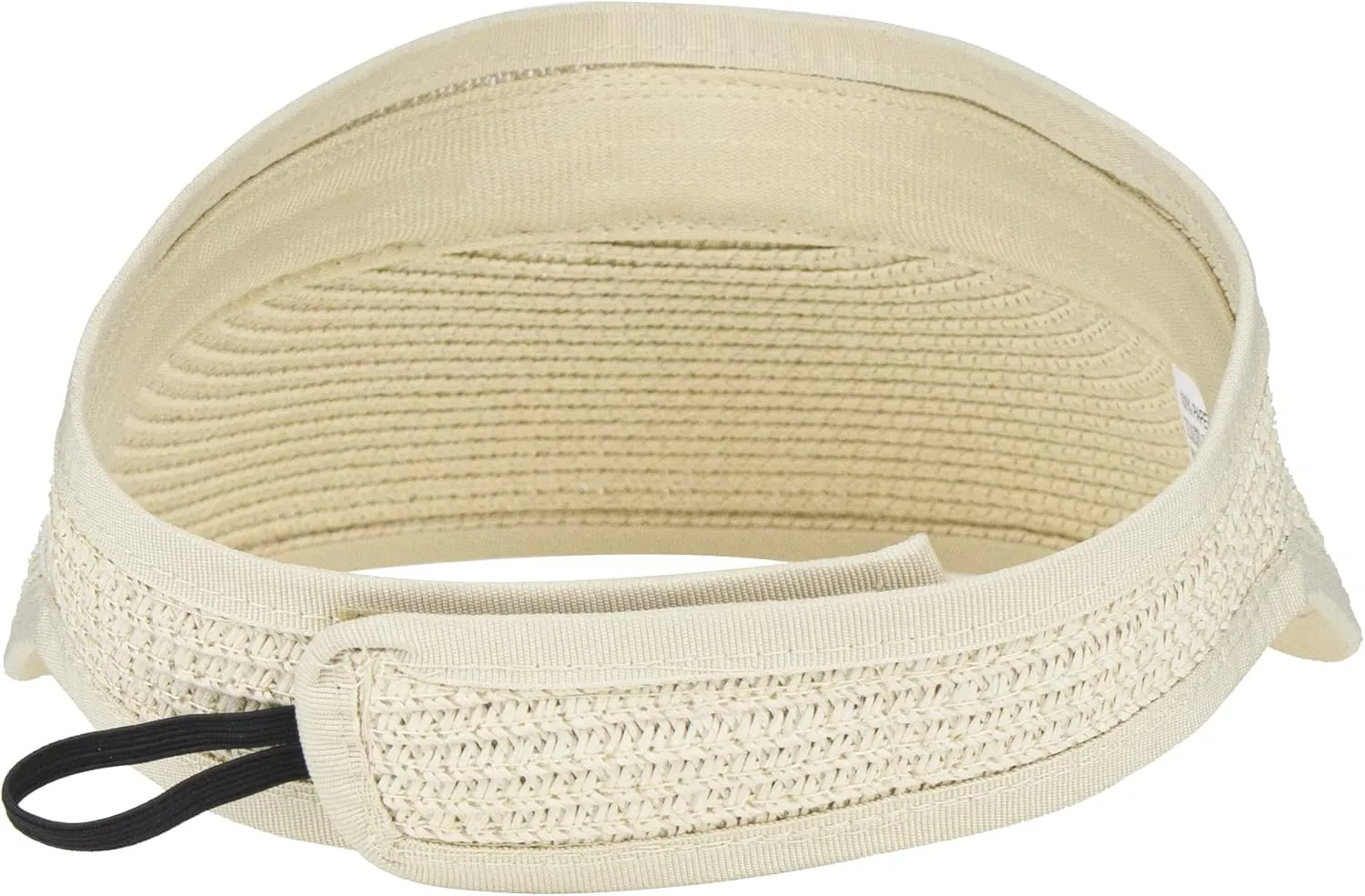 Straw Sun-Visor-Hats for Kids, Summer Straw Beach Hat Cap for Toddlers (20.5" for 2-6T)